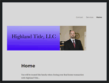 Tablet Screenshot of highlandtitle.biz